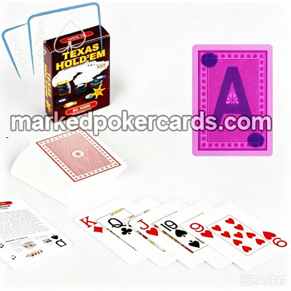 Dal Negro Texas Hold'em markierte Plastikkarten
