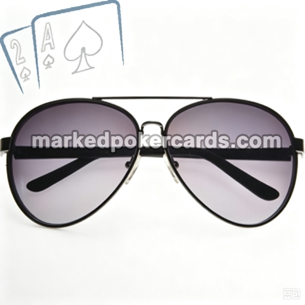 Transparente Brille mit unsichtbarer Tinte