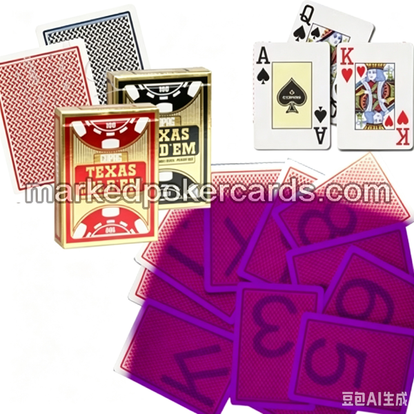Copag Texas Holdem leuchtend markierte Karten