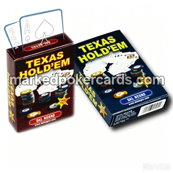 Dal Negro Texas Hold'em markierte Plastikkarten