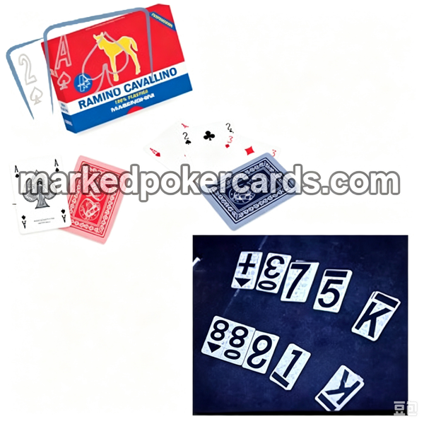 Masenghini Ramino Cavallino Infrarot-Tinten-Cheat-Deck für einfache Kartentricks