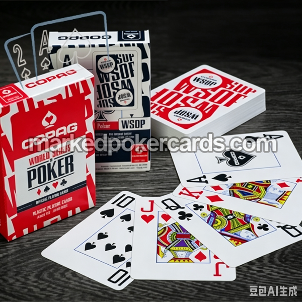 Copag WSOP individuell gekennzeichnete Plastikspielkarten