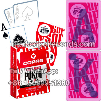 Copag WSOP marked plastic playing cards