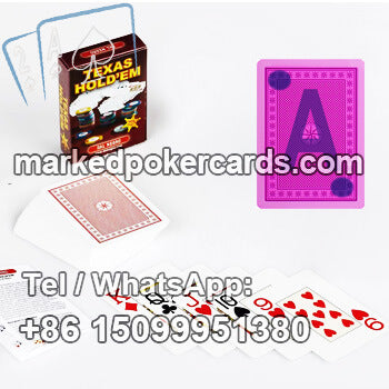 Dal Negro Texas Hold'em Marked Plastic Cards