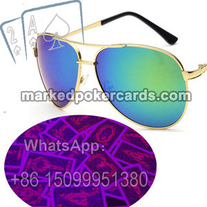 Marked cards sunglasses